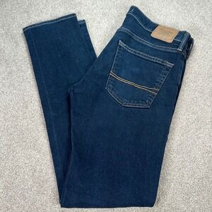 Abercrombie &‎ Fitch Mens 32x34 Dark Wash Denim A&F Stretch Skinny Jeans